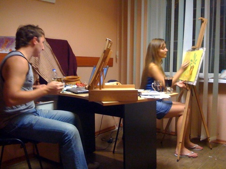 Заняття у новій студії